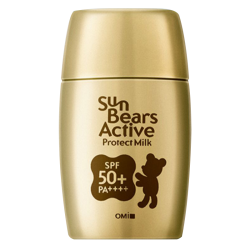 Omi Brotherhood Sun Bears Active Protect Milk Sunscreen SPF 50+ PA++++ 30g