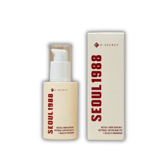 K-Secret Seoul 1988 Serum : Retinal Liposome 2% + Black Ginseng – 30ml